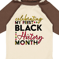 thumbnail image 4 of Inktastic Celebrating My First Black History Month for Kids Boys or Girls Long Sleeve Baby Bodysuit, 4 of 5