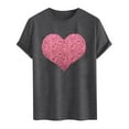 thumbnail image 3 of hotojiny Mens Short Sleeve T-Shirts Graphic Crewneck Casual Printed Tee Summer Beach Vintage Shirts Valentine's Day Outfit, 3 of 4