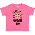 thumbnail image 3 of Inktastic Monkey I Love Hanging out with My Tio Boys or Girls Toddler T-Shirt, 3 of 5