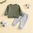 thumbnail image 5 of Ketyyh-chn99 Toddler Baby Boys Fall Winter Clothes Pullover Sweatshirt Top Shirt and Sweatpants Pants Christmas Outfits Clothing Pajamas Set GN1,6-12 Months, 5 of 5