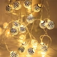 thumbnail image 7 of Christmas Decorations Clearance! KITTEHIGM Christmas LED Moroccan Hollow Metal Ball LED String Lights Battery Powered For Wedding Party Decoration Daily Deals Clearance Deals of Today, 7 of 7