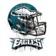 thumbnail image 1 of (sz3237) Resina Del Equipo Fútbol Los Philadelphia Eagles Serie Abstracta 30x30CM, 1 of 9