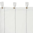 thumbnail image 2 of VHC Brands Stitched Burlap Curtain Panel, White, 84x40, Set of 2, 2 of 7