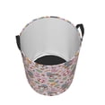 thumbnail image 3 of Kll Hello Summer With Gnome Waterproof Foldable Laundry Hamper Bucket With Handles For Storage Bin,Kids Room,Home Organizer (Medium), 3 of 8