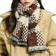 thumbnail image 1 of Bufanda de invierno, Bufandas cálidas, Accesorios para clima frío, Bufandas con flecos, 1 of 5