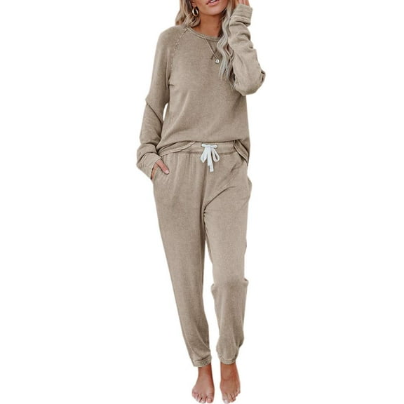 Sherrylily Women Sweatsuit 2 Piece Set Pullover and Drawstring Sweatpants Sport Outfits