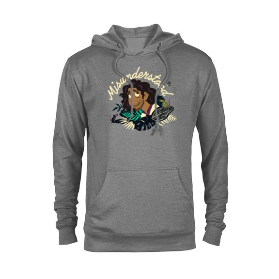 Disney Encanto Misunderstood Bruno Floral Paradiso - Pullover Hoodie for Adults - Customized-Athletic Heather