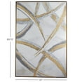 thumbnail image 3 of 84" x 57" Abstract Framed Wall Art with Gold Frame, by DecMode, 3 of 9