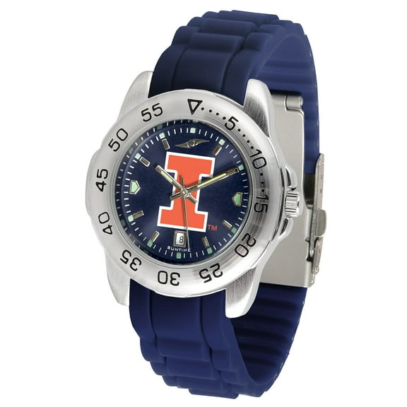 Navy Illinois Fighting Illini Sport AC AnoChrome Watch