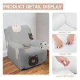 SKYSONIC Couch Covers Chair Cover, Pattern Cute Bear Head Stretch 1