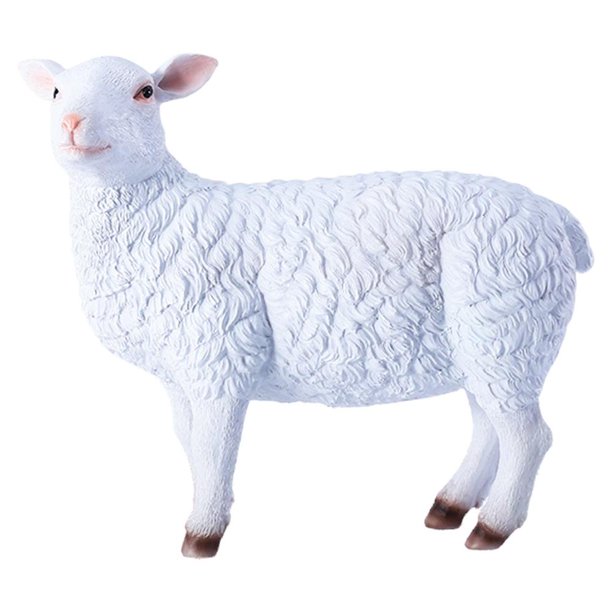 resin lamb statue