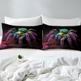 thumbnail image 4 of Erosebridal Gradient Wolf Spider Bed Sheets Set Queen Size, Insect Animal Bedding Queen Size, 4pcs (Top Sheet, Fitted Sheet, Pillowcase), 4 of 6