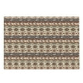 thumbnail image 1 of Colorful Cutting Board, Native Culture Geometric Motif Pattern, Decorative Tempered Glass Cutting and Serving Board, Large Size, Brown Cinnamon Orange, by Ambesonne, 1 of 1