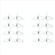 thumbnail image 1 of 16 Perchas Plegables, Perchas Plegables de Plástico, Perchas de Ropa Plegables Portátiles, Perchas de Viaje Plegables (Verde), 1 of 3