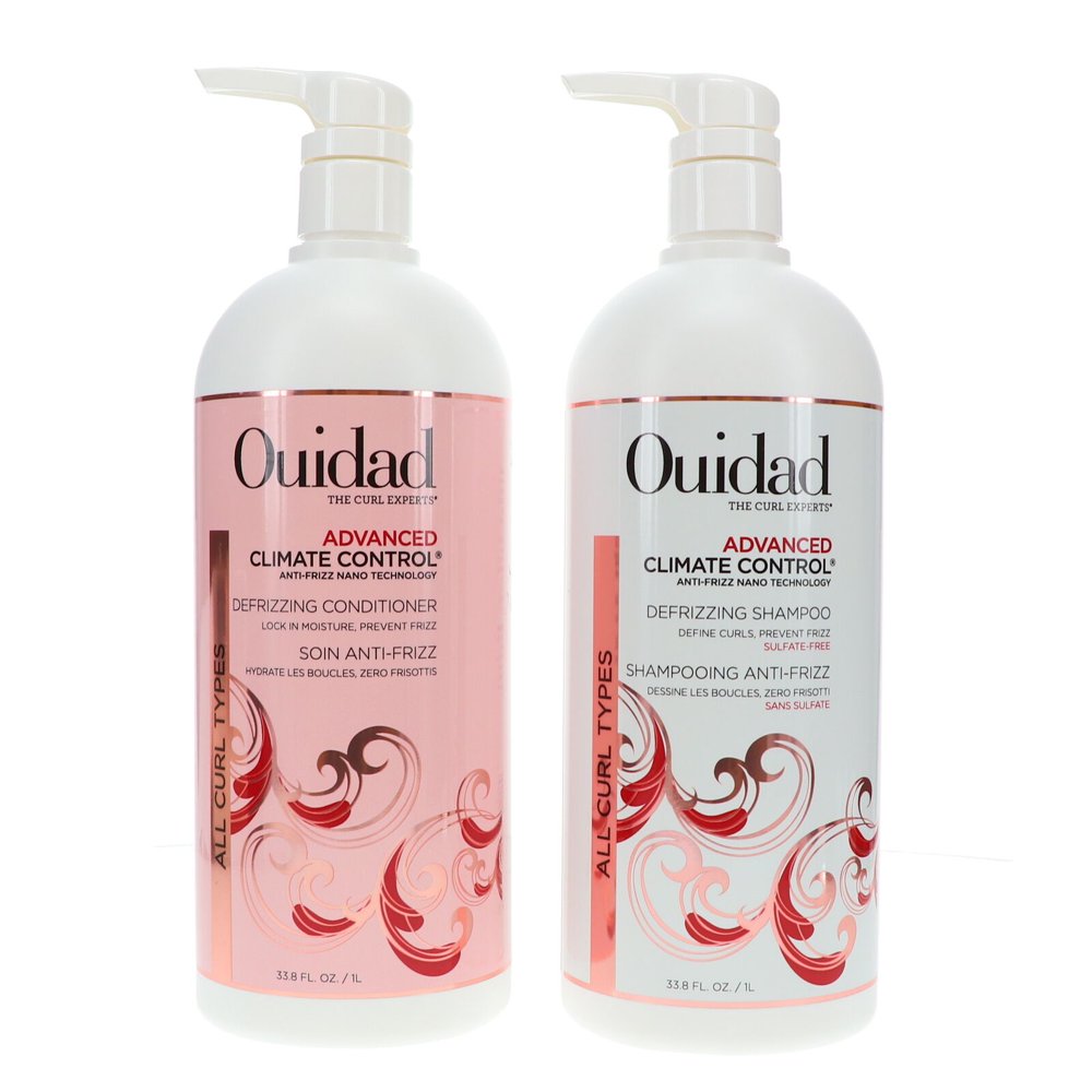 Ouidad Advanced Climate Control Defrizzing Shampoo and Conditioner 33.8