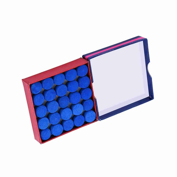 Puntas Para Tacos De Billar Inglés, Lote De 50 Uds. De Pegamento Azul En Puntas Para Tacos De Billar De Una Sola Capa