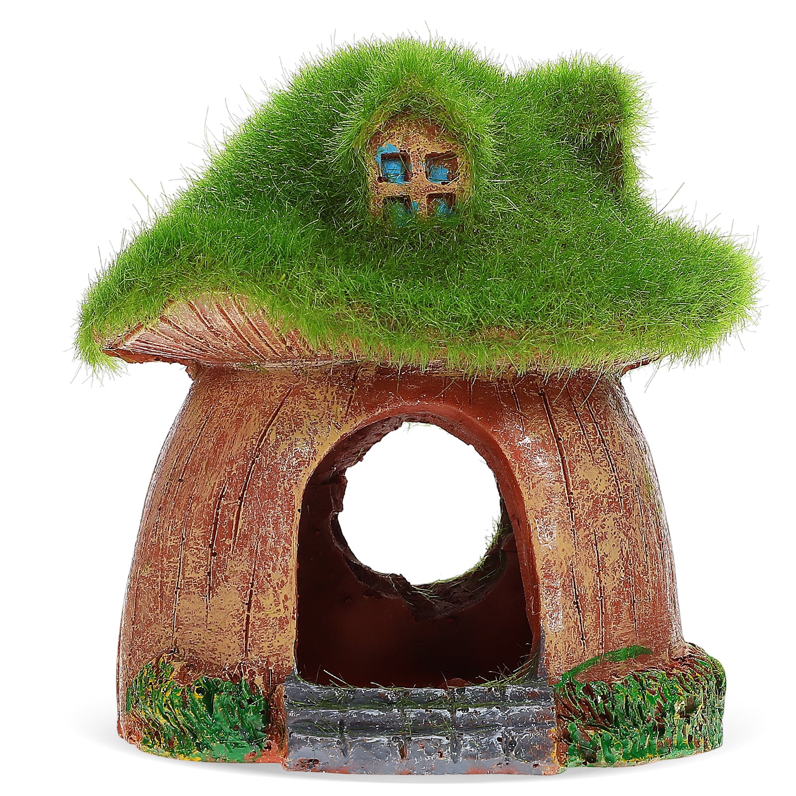 Miangastore Fish Tank Hideout Aquarium House Fish Hide Betta House Resin Betta Fish Tank Decor Fish Tank Decoration Aquarium Accessory