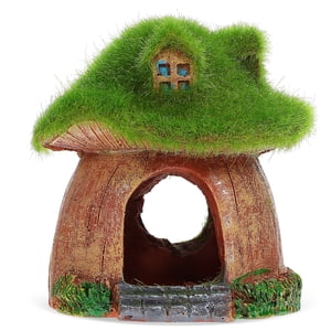Miangastore Fish Tank Hideout Aquarium House Fish Hide Betta House Resin Betta Fish Tank Decor Fish Tank Decoration Aquarium Accessory