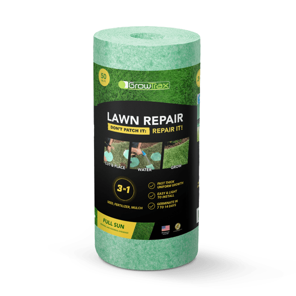 GrowTrax 50-ft. x 1-ft. Full Sun, Bermuda Rye Mixture Grass Seed