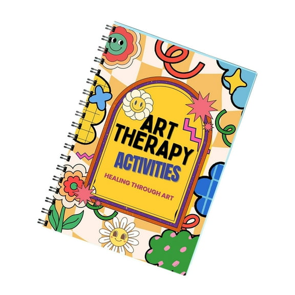 Mental Wellness Exercise Book Twin Coil Binding Journal Therapeutic Activity Book Emotional Wellness Workbook