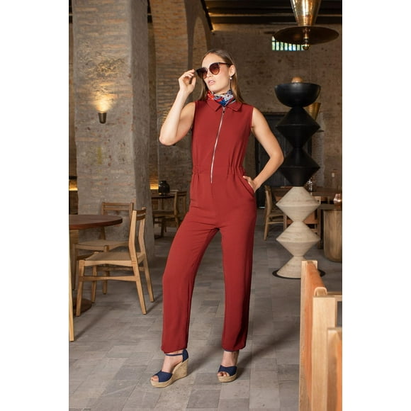Jumpsuit Naira André Badi Naranja 26