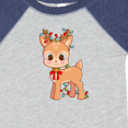 thumbnail image 4 of Inktastic Cute Christmas Reindeer with Christmas Lights Boys or Girls Baby Bodysuit, 4 of 5