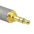 thumbnail image 3 of Geekria 3.5mm (1/8") Stereo Male to 3.5mm (1/8") Balanced Female Audio Jack Adapter, Aluminum Alloy Conversion Audio Plug, Gold Plated Adapter, 3 of 6