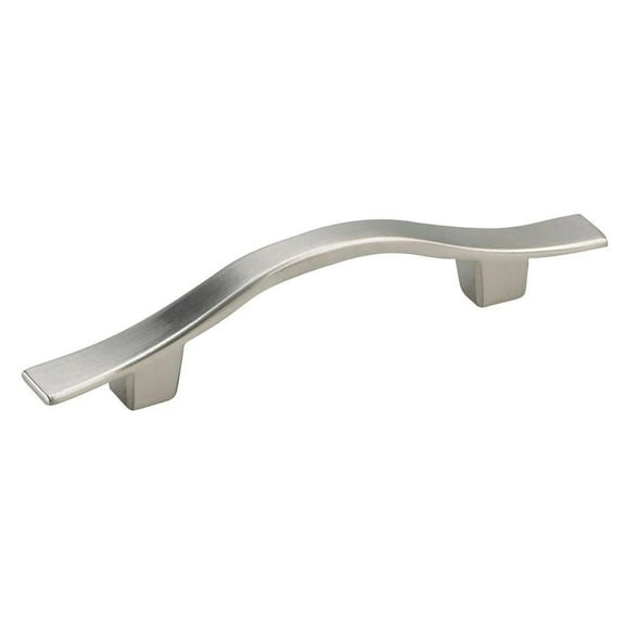 3 In. (76 Mm) Center-to-Center Brushed Nickel Traditional Drawer Pull (10-Pack)