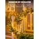 thumbnail image 5 of Guirnalda de luces solares Minetom de 132 pies y 400 LED, blanco cálido, impermeable, 5 of 9