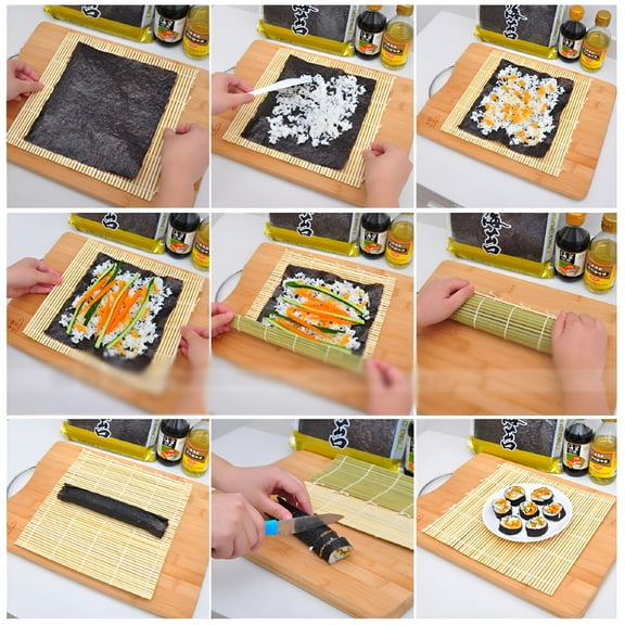 ACDANC Bamboo Sushi Roller for Homemade Sushi Preparation 1 Pc