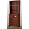 Home Styles Small Buffet with Open Hutch, Cherry with Cherry Top