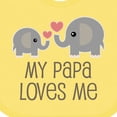 thumbnail image 4 of Inktastic My Papa Loves Me Grandchild Boys or Girls Baby Bib, 4 of 4