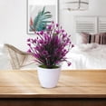 thumbnail image 4 of Artificial Bonsai High Simulation Ornamental Realistic Artificial Bonsai Fake Flower Potted Ornament for Hotel, 4 of 8