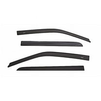 Auto Ventshade [AVS] Low Profile Ventvisor / Window Deflectors | Fits 2019-2024 Ford Ranger SuperCab, 4 pcs. | Dark Smoke-894082