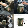 thumbnail image 7 of Yuyamidu Sloth Car Front Back Seat Covers Pink Flower Steering Wheel Cover Seat Belt Pad Garbage Bin Auto Armrest Cover Pad Rearview Mirror Cover Handbrake Cover Set Coasters, Set of 14, 7 of 7