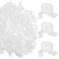 thumbnail image 1 of WHAMVOX 100Ud Clips Sujetadores Plásticos Transparentes Para Carteles De Estantería En Supermercados, 1 of 8