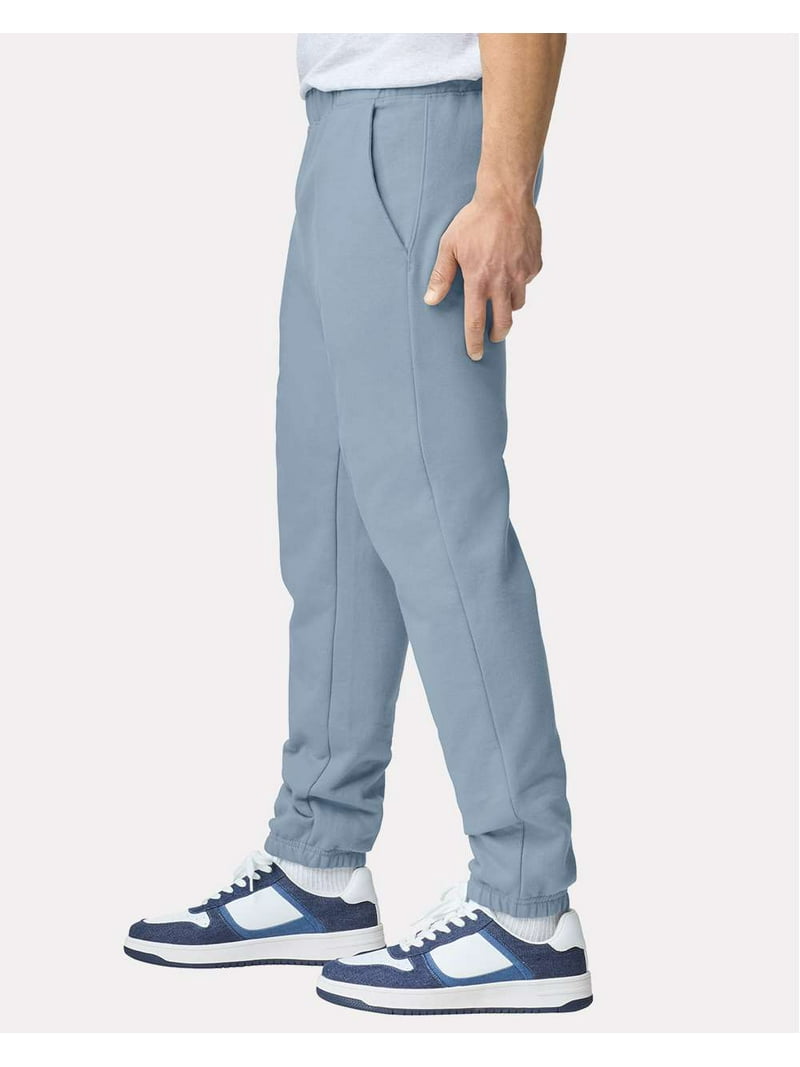Gildan SF100 Softstyle Midweight Pocket Sweatpants-Stone Blue-3XL