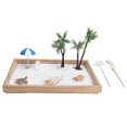 thumbnail image 3 of Decoración de mesa de arena de playa HUOGUO Ocean con figuras y arena, 3 of 5
