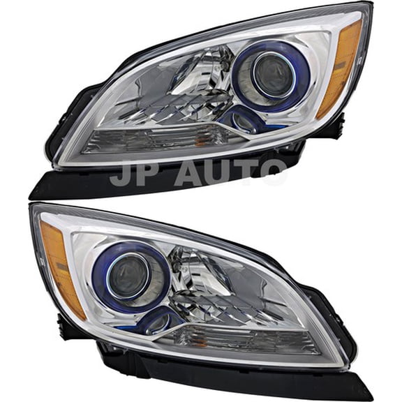 For 2012-2017 Buick Verano Headlight Halogen Set Driver and Passenger Side