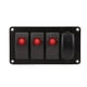 thumbnail image 5 of Panel de interruptores basculantes, interruptor basculante LED de 4 entradas, interruptor basculante USB de alta capacidad, 5 of 9
