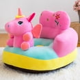 thumbnail image 1 of Asiento de sofá pequeño para niños, asiento de aprendizaje de dibujos animados para bebés, juguete de peluche, asiento de seguridad para bebés, regalo de cumpleaños, 1 of 6