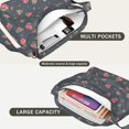 thumbnail image 5 of Artistic Floral Butterfly Canvas Tote – Colorful Bee and Flower Design for Spring, 5 of 5