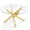 Gold, variant on Costway 31.5” Glass Coffee Table with Tempered Glass Top & Geometric Sliver Metal Frame Transparent & Sliver