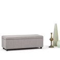 thumbnail image 2 of Simpli Home Banc de Rangement Kingsley en Gris Nuage, 2 of 7