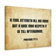 thumbnail image 5 of Scripture Walls  Wise Man Proverbs 29:11 Bible Verse Canvas Christian Wall Art Ready to Hang Unframed, 5 of 6