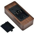 thumbnail image 3 of Reloj despertador LED de diseño de madera, 3 of 4