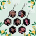 thumbnail image 1 of (Bulletproof Youth League) 7pcs Keychain Pendant Key Ring Bagpack Keychain Accessory for Fans Gift, 1 of 5