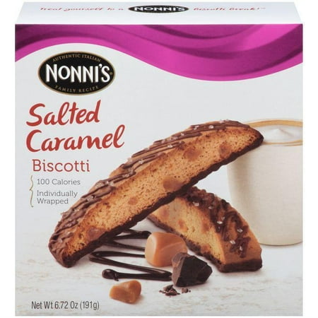 - Nonni's Salted Caramel Biscotti 6.72 Oz (Pack of 12)