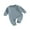 Blue, variant on Bagilaanoe Newborn Baby Girl Boys Fleece Jumpsuit Solid Color Long Sleeve Bodysuit 3M 6M 9M 12M 18M Infant Fall Warm One Piece Romper