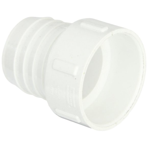 Spears 474 Series Adaptador de instalación de tuberías de PVC Schedule 40 Blanco 2""Con púas x 2"" Enchufe